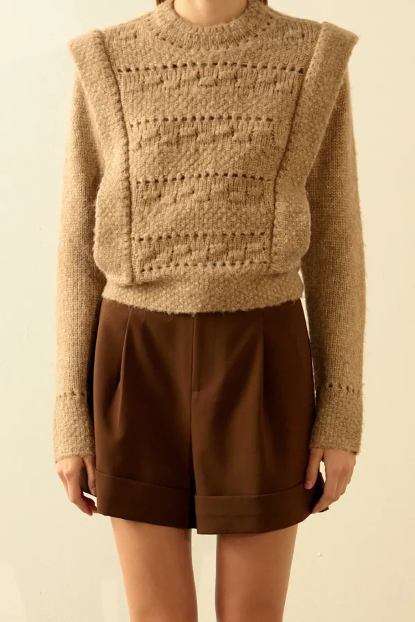 ENDLESS ROSE Sweaters & Knits | Tops*- Chunky Wool Knit Detailed Sweater