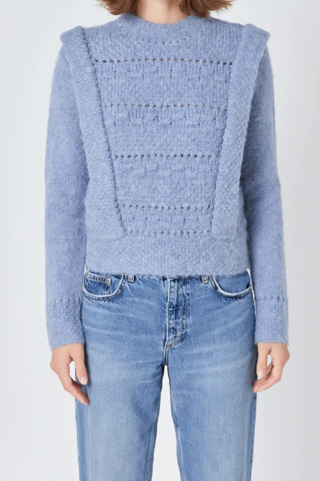 endless_rose__chunky_wool_10.webp ENDLESS ROSE Sweaters & Knits | Tops*- Chunky Wool Knit Detailed Sweater