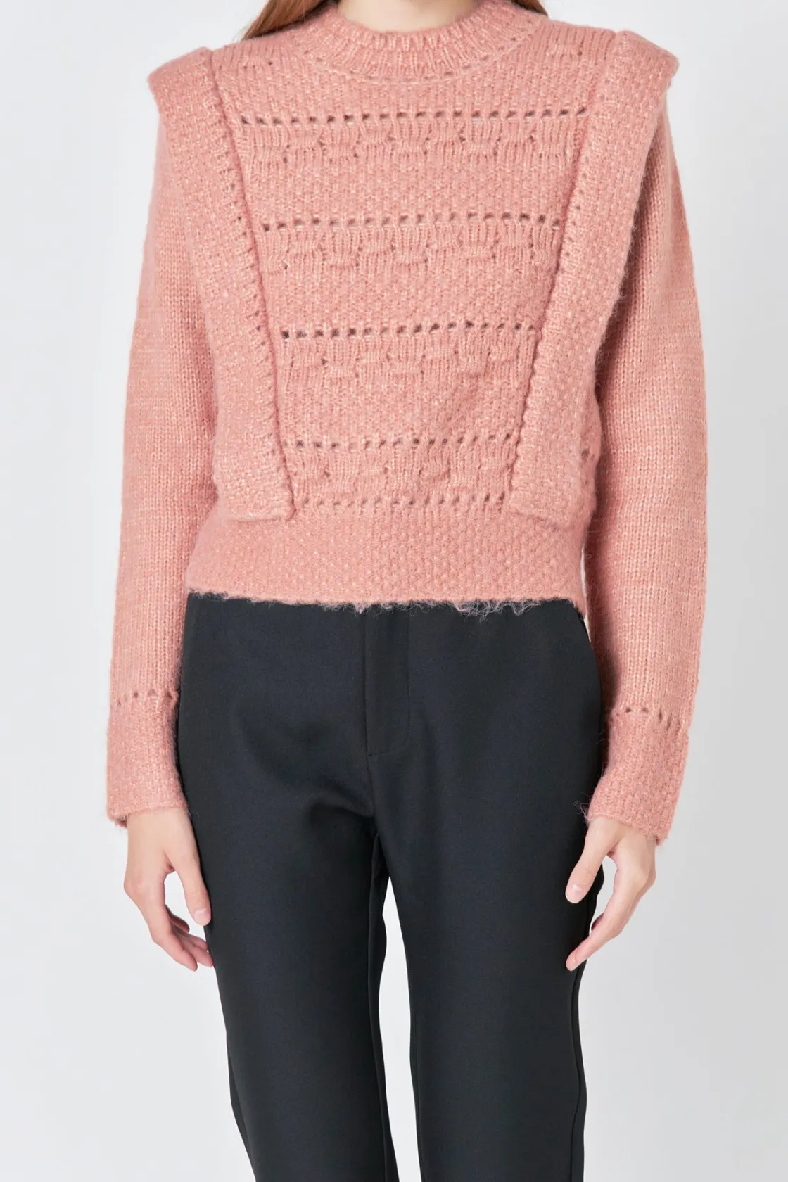 endless_rose__chunky_wool_5.webp ENDLESS ROSE Sweaters & Knits | Tops*- Chunky Wool Knit Detailed Sweater