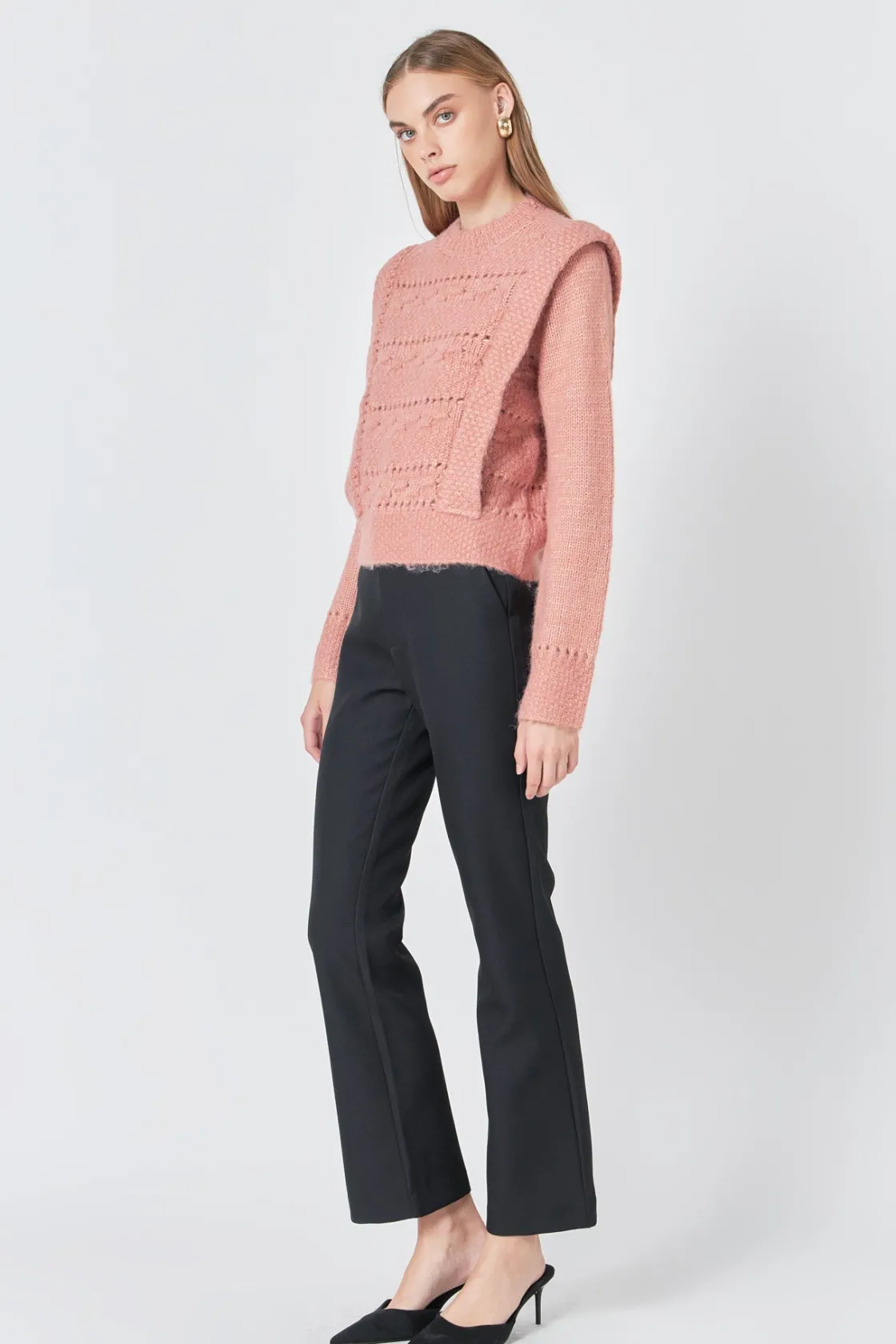 endless_rose__chunky_wool_6.webp ENDLESS ROSE Sweaters & Knits | Tops*- Chunky Wool Knit Detailed Sweater