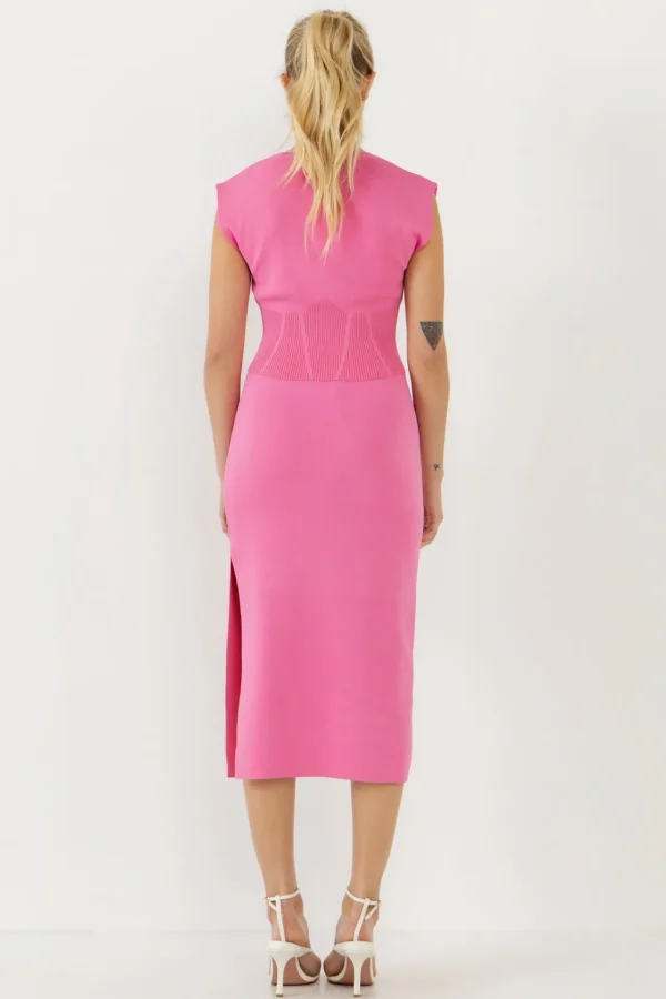 ENDLESS ROSE Sweaters & Knits | Tops*- Cinched Waist Sleeveless Knit Top