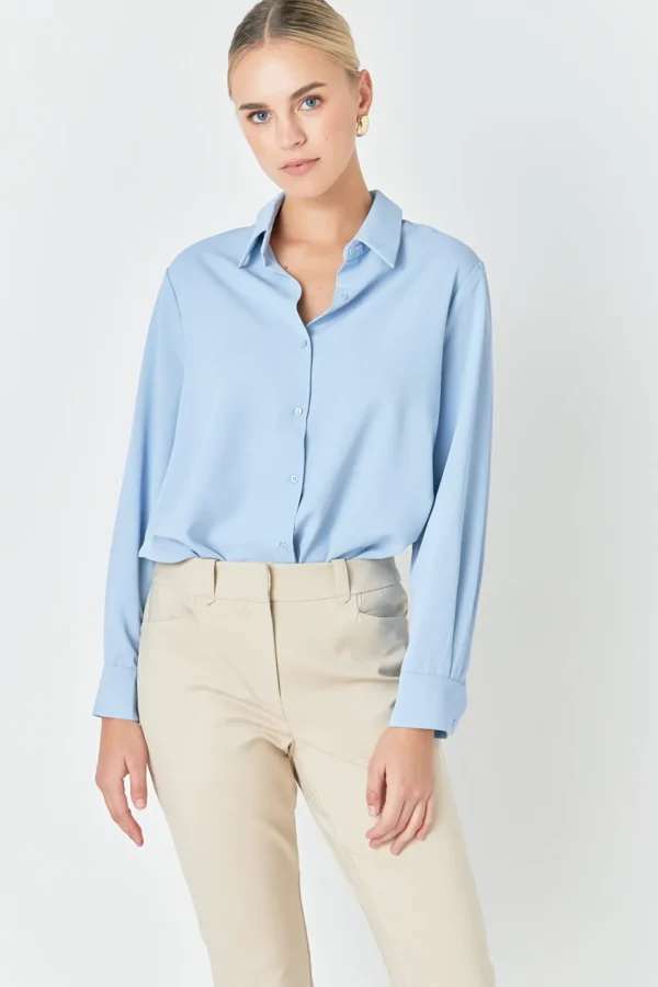 ENDLESS ROSE Shirts & Blouses | Tops*- Classic Dress Shirt