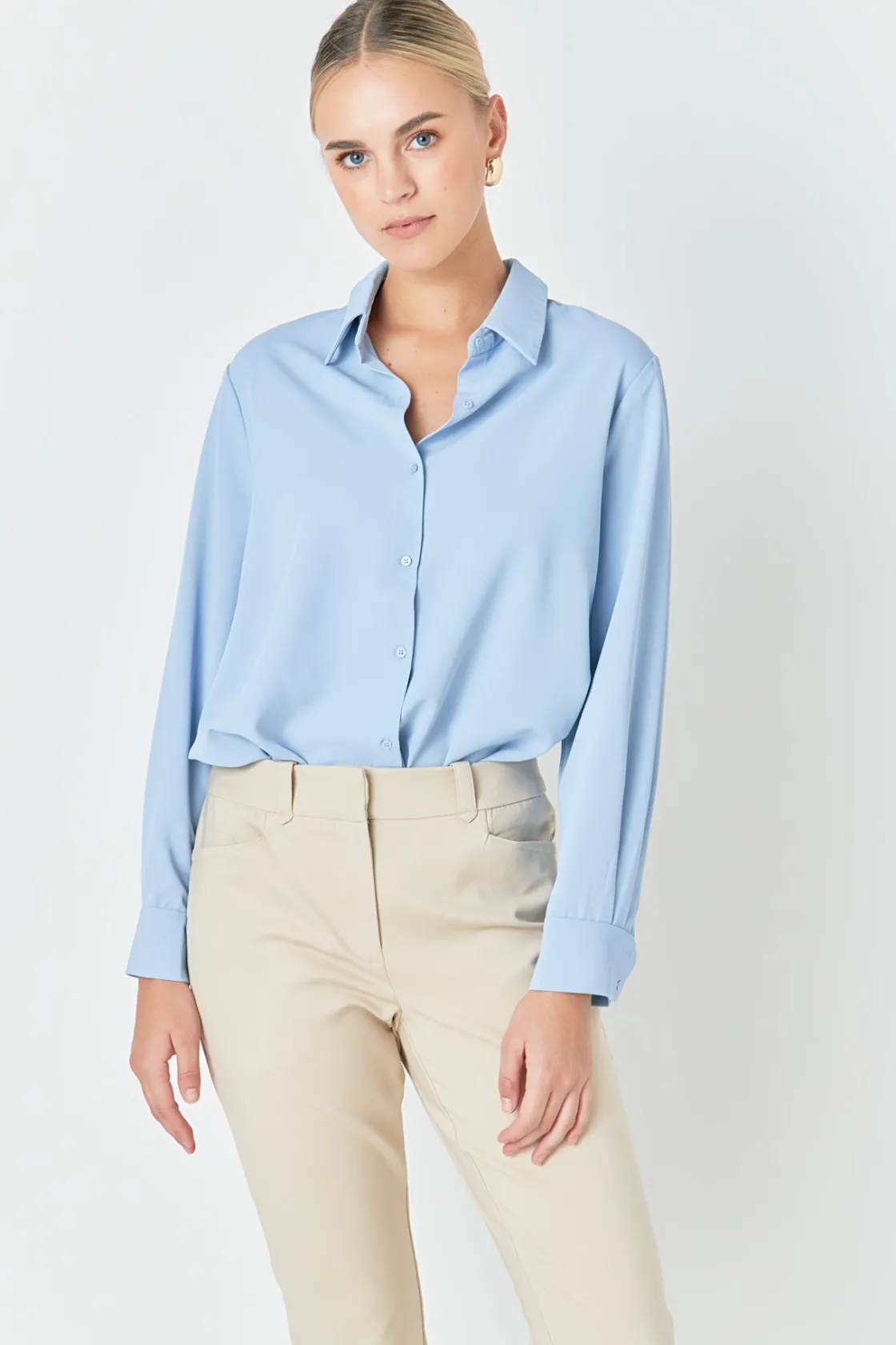 endless_rose__classic_dre_18.webp ENDLESS ROSE Shirts & Blouses | Tops*- Classic Dress Shirt