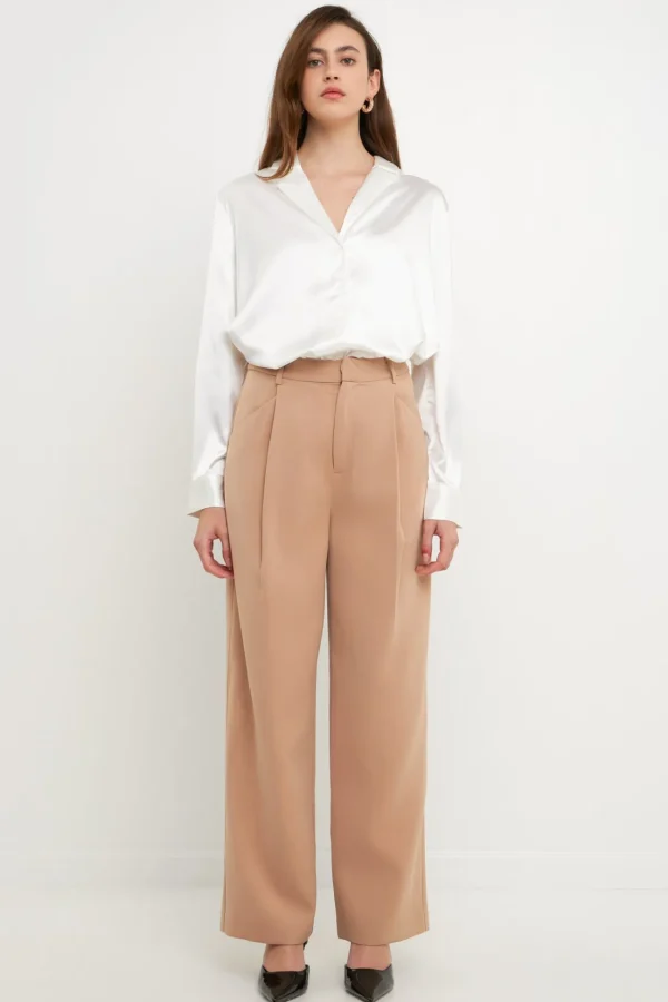 ENDLESS ROSE Shirts & Blouses | Tops*- Classic Satin Over Shirt