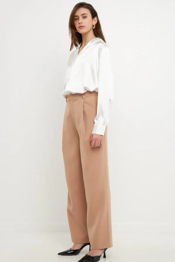 ENDLESS ROSE Shirts & Blouses | Tops*- Classic Satin Over Shirt