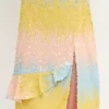 ENDLESS ROSE Skirts | Tops*- Color Block Sequin Skirt MULTI