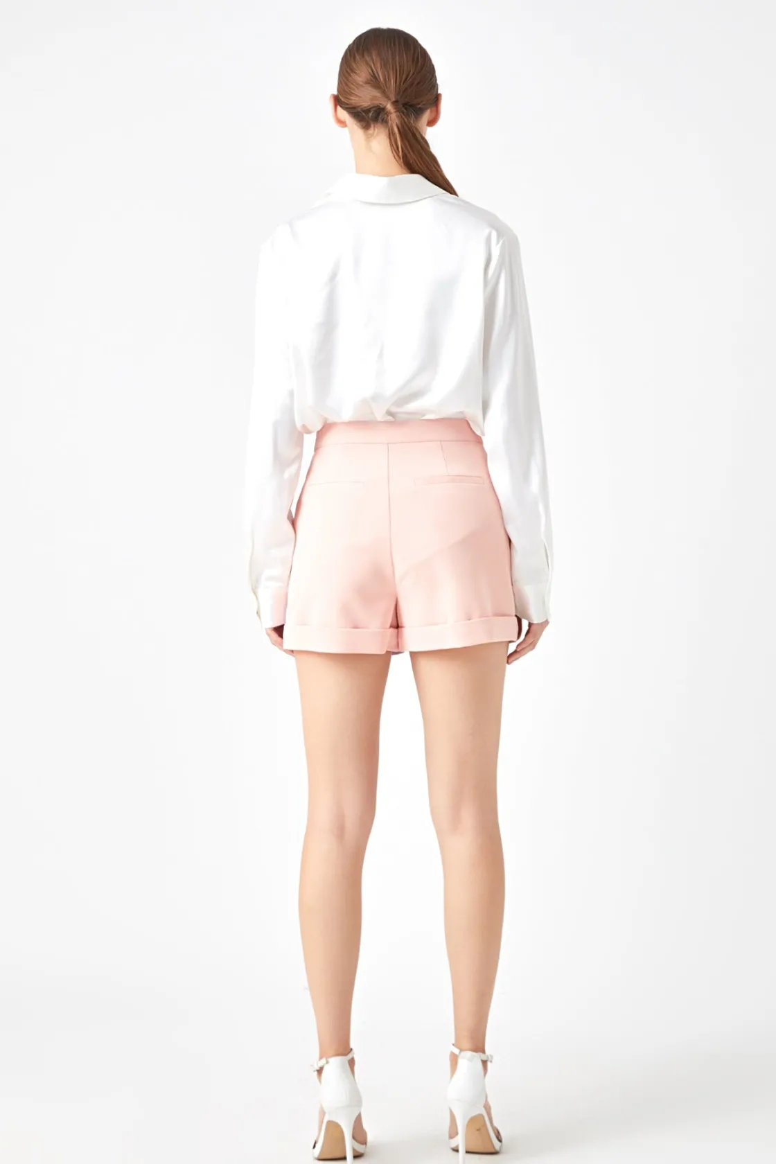 endless_rose__color_block_2-3.webp ENDLESS ROSE Matching Sets | Shorts & Skorts*- Color Block High-Waisted Shorts MULTI