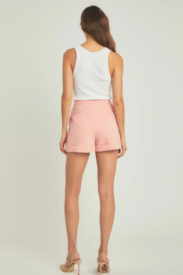 ENDLESS ROSE Matching Sets | Shorts & Skorts*- Colorblock Shorts with Folded Hem MULTI