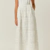 ENDLESS ROSE Lace Dresses | Tops*- Combination Lace Maxi Dress