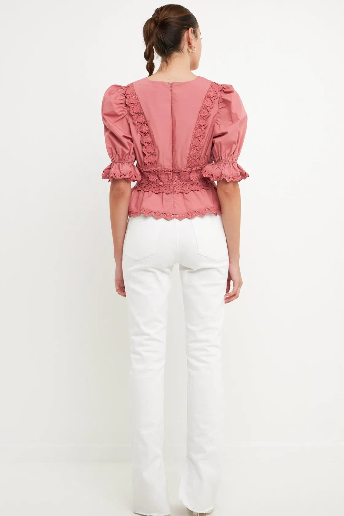 endless_rose__combination_13.webp ENDLESS ROSE Tops*- Combination Eyelet Lace Top