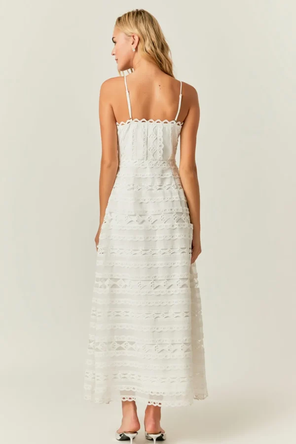 ENDLESS ROSE Lace Dresses | Tops*- Combination Lace Maxi Dress