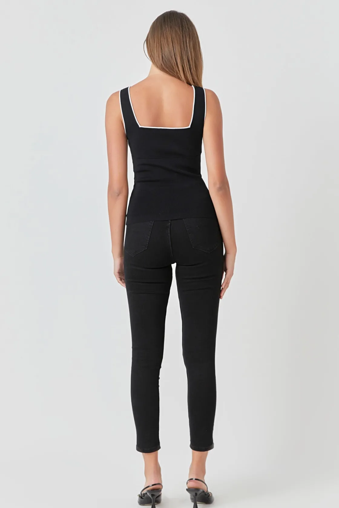 endless_rose__contrast_bi_7.webp ENDLESS ROSE Sweaters & Knits | Tops*- Contrast Binding Sweetheart Knit Top