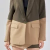 ENDLESS ROSE Matching Sets | Blazers*- Contrast Color Blazer