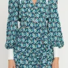 ENDLESS ROSE Shirts & Blouses*- Contrast Collar Woven Blouse NAVYMULTI