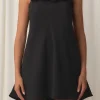 ENDLESS ROSE Tops*- Corsage Mini Dress BLACK
