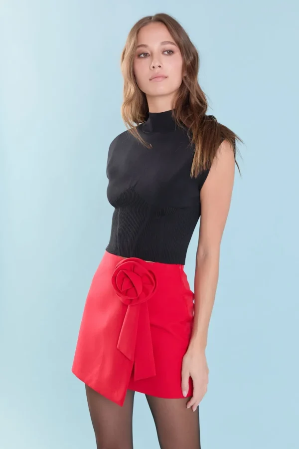 ENDLESS ROSE Skirts | Tops*- Corsage Mini Skirt