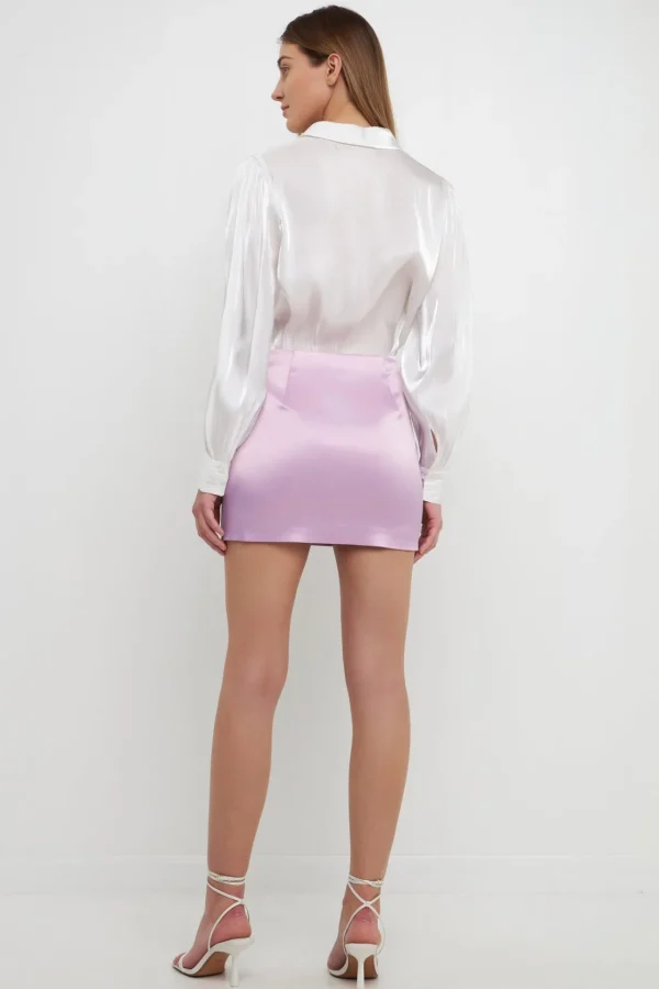 ENDLESS ROSE Skirts | Tops*- Corsage Trim Mini Skirt