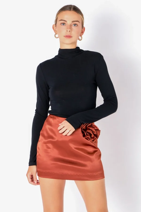 ENDLESS ROSE Skirts | Tops*- Corsage Trim Mini Skirt