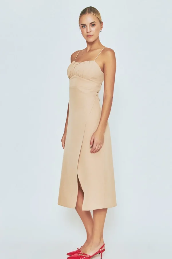 ENDLESS ROSE Tops*- Corset Bust Maxi Dress