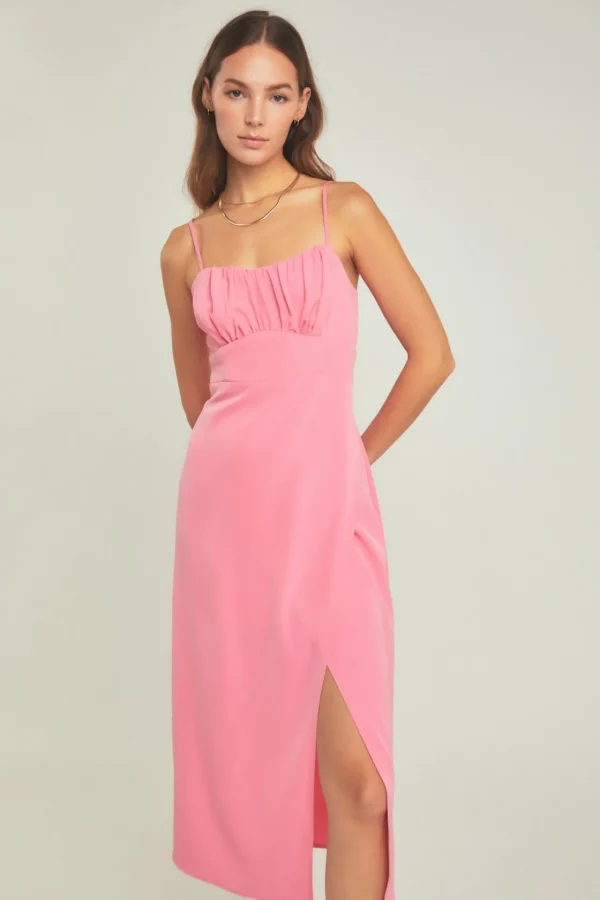 ENDLESS ROSE Tops*- Corset Bust Maxi Dress