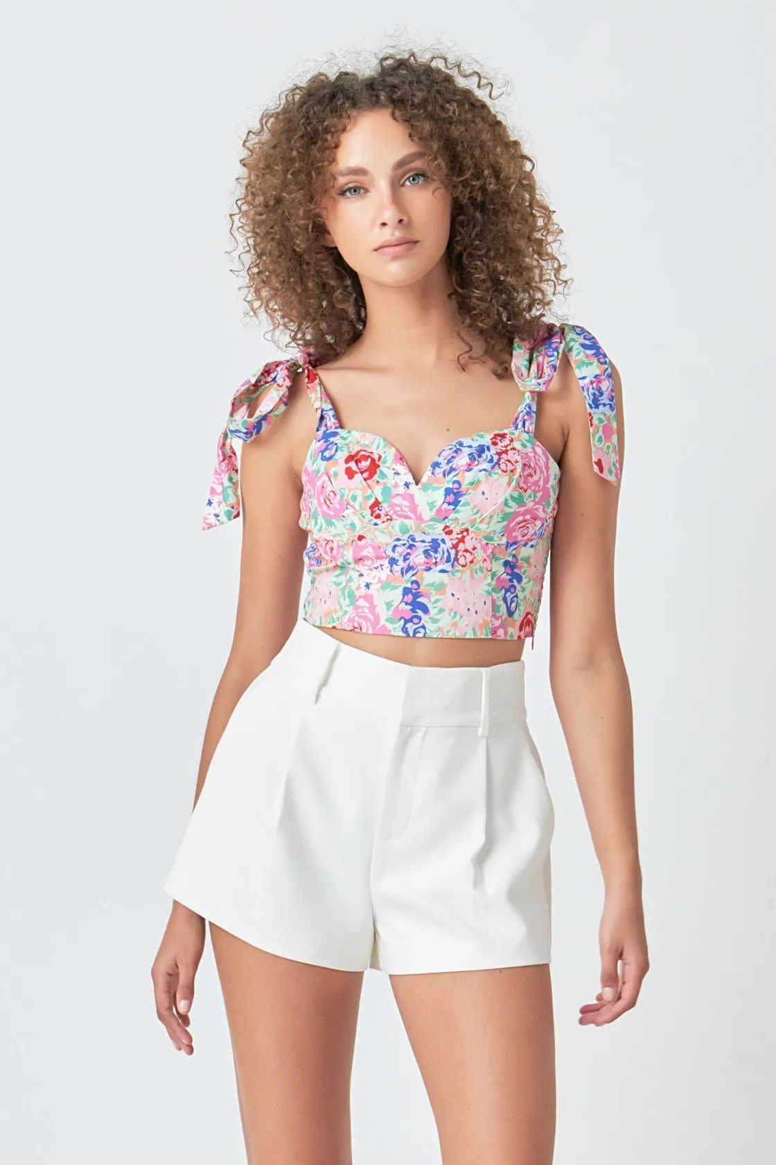 endless_rose__cotton_flor_3-1.webp ENDLESS ROSE Tops*- Cotton Floral Print Top CORALMULTI