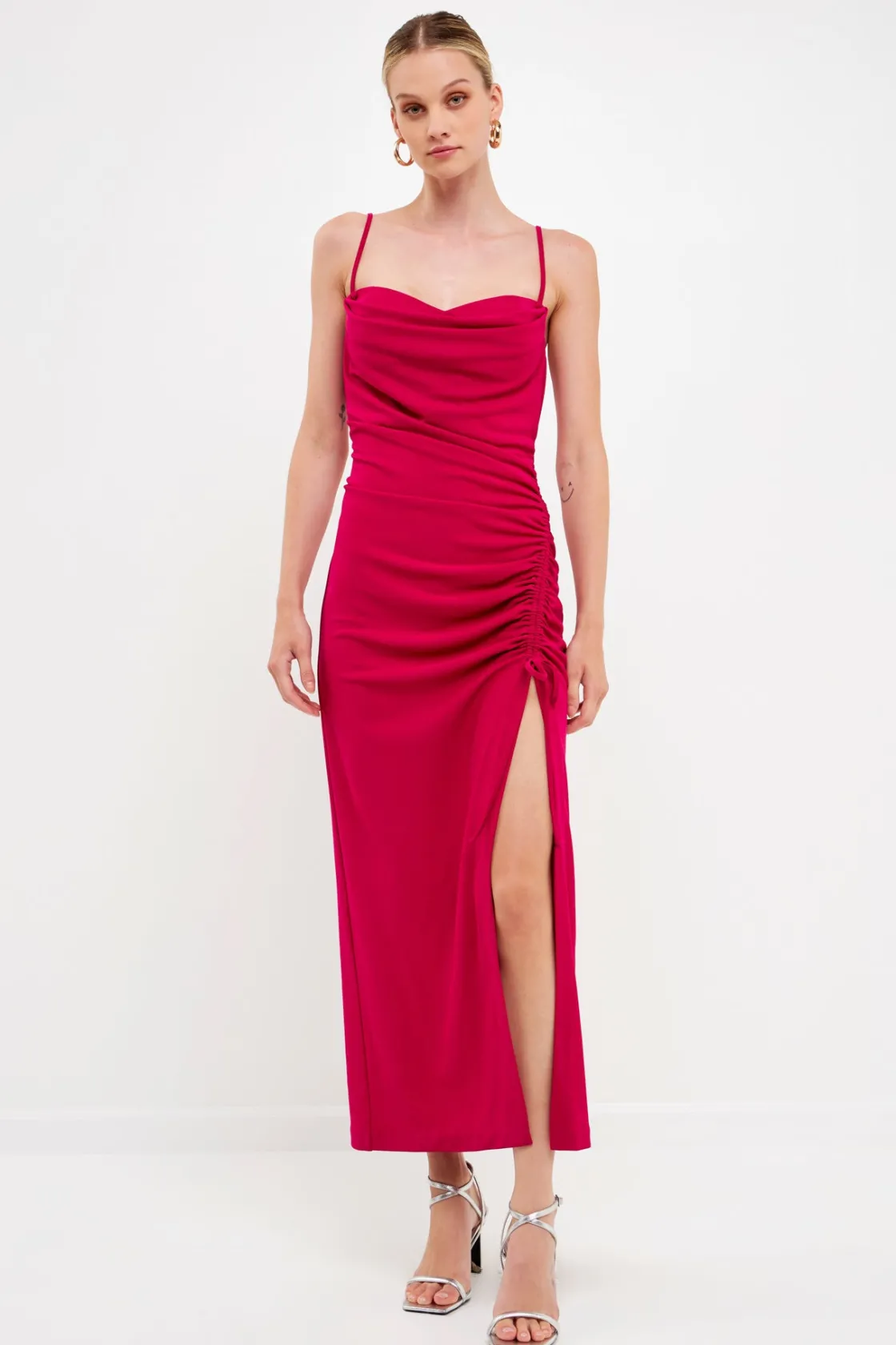 endless_rose__cowl_neck_m_10.webp ENDLESS ROSE Strapless | Tops*- Cowl Neck Maxi Dress