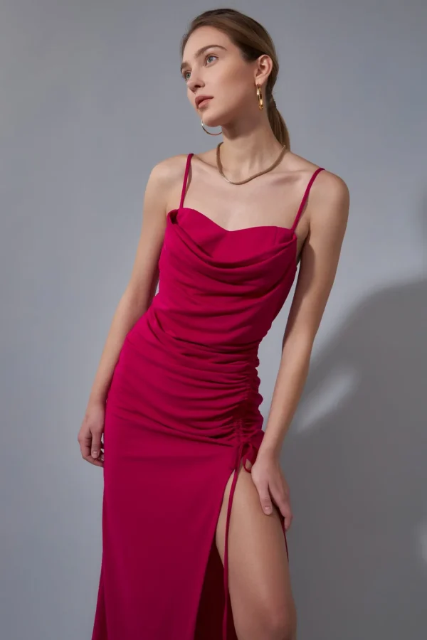 ENDLESS ROSE Strapless | Tops*- Cowl Neck Maxi Dress