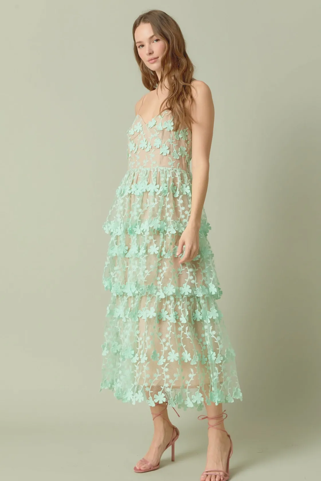 endless_rose__crochet_lay_6.webp ENDLESS ROSE Floral Dresses | Tops*- Crochet Layered Midi Dress