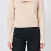 ENDLESS ROSE Sweaters & Knits | Tops*- Cropped 2 Piece set Sweater IVORY