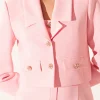 ENDLESS ROSE Matching Sets | Blazers*- Cropped Blazer PINK