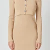 ENDLESS ROSE Sweaters & Knits | Tops*- Cropped Knit Cardigan CAMEL