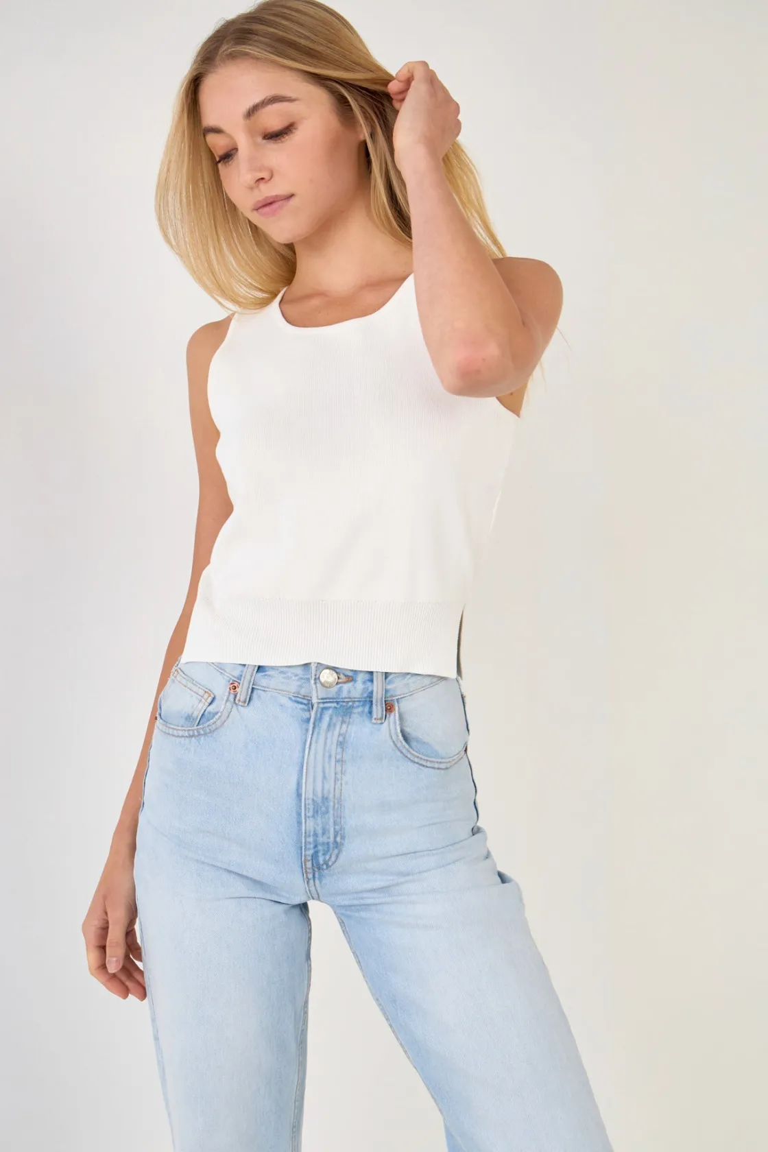 endless_rose__cropped_kni_13.webp ENDLESS ROSE Tops*- Cropped Knit Top