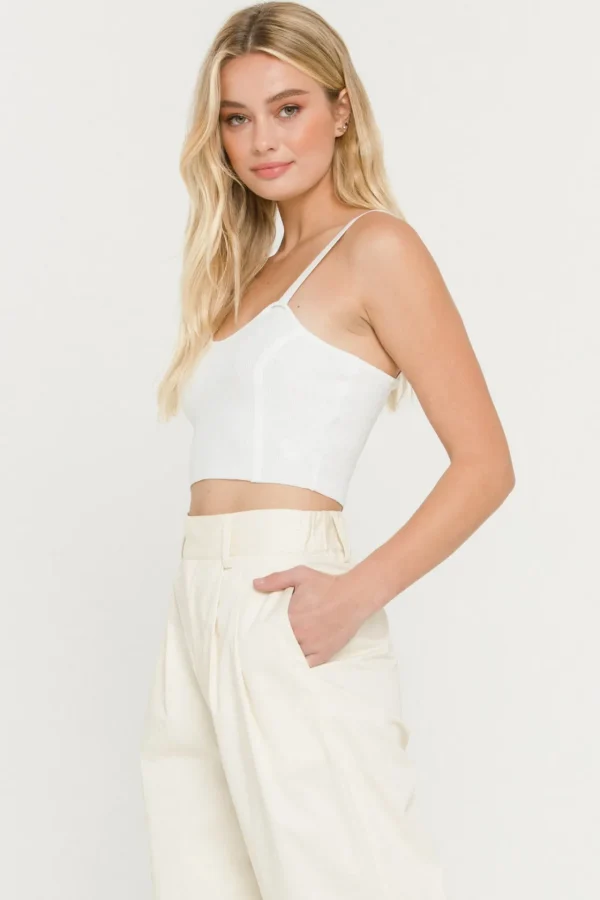 ENDLESS ROSE Sweaters & Knits | Tops*- Cropped Knit Tank Top