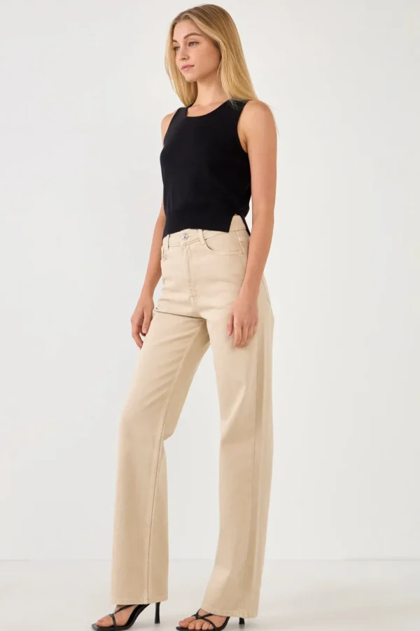 ENDLESS ROSE Tops*- Cropped Knit Top