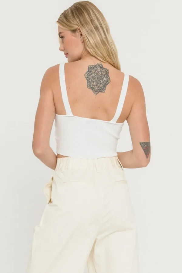 ENDLESS ROSE Sweaters & Knits | Tops*- Cropped Knit Tank Top