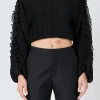 ENDLESS ROSE Shirts & Blouses | Tops*- Cropped Plisse Blouse