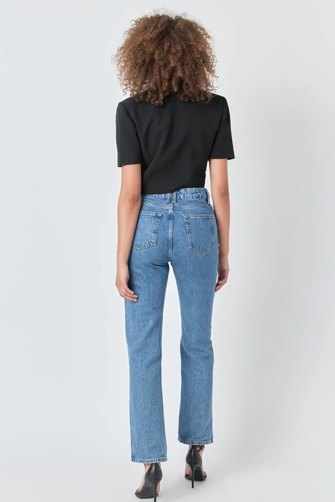 endless_rose__cropped_sho_2.webp ENDLESS ROSE Blazers | Tops*- Cropped Short Sleeve Blazer