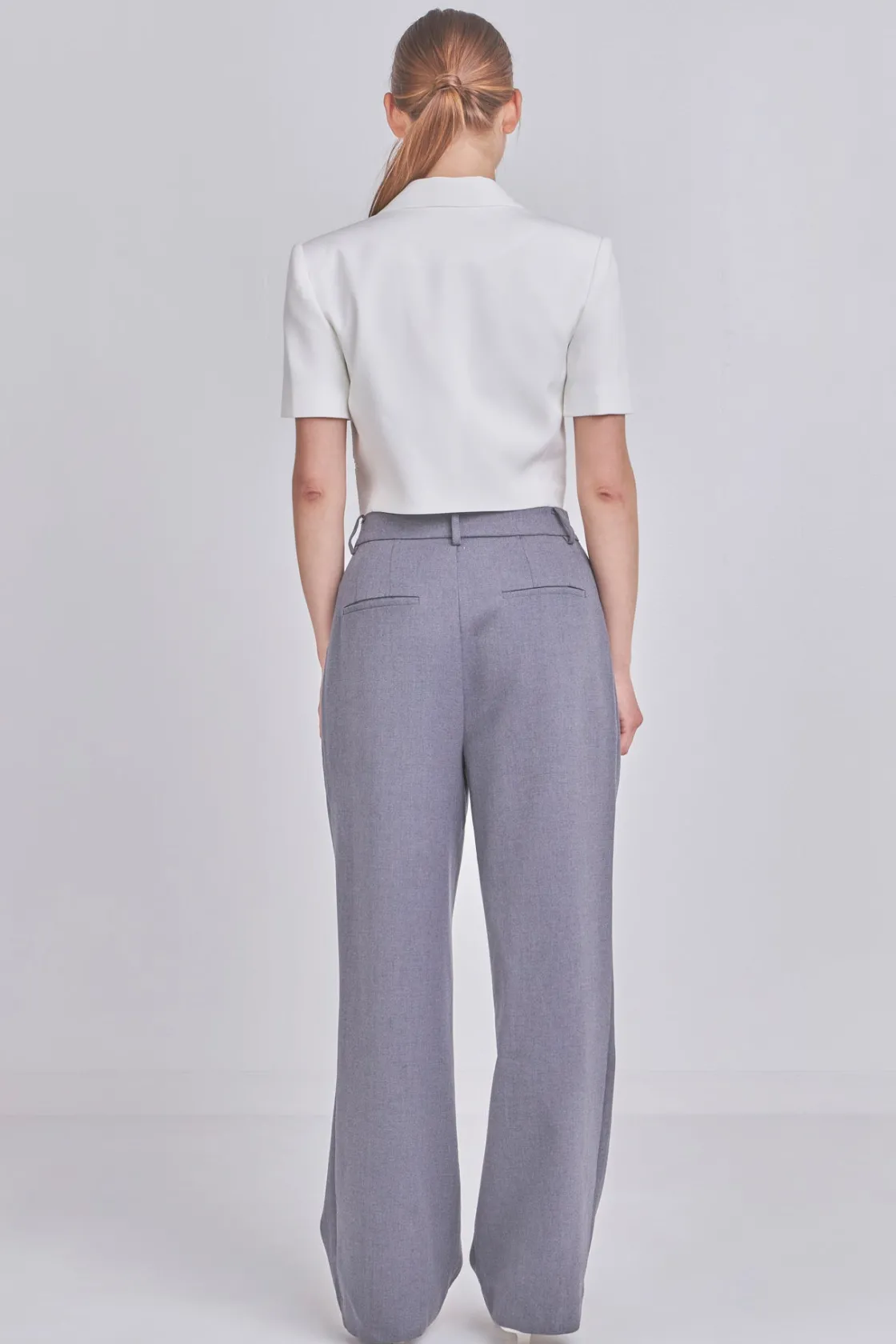 endless_rose__cropped_sho_7.webp ENDLESS ROSE Blazers | Tops*- Cropped Short Sleeve Blazer