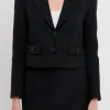 ENDLESS ROSE Blazers*- Cropped Tweed Blazer