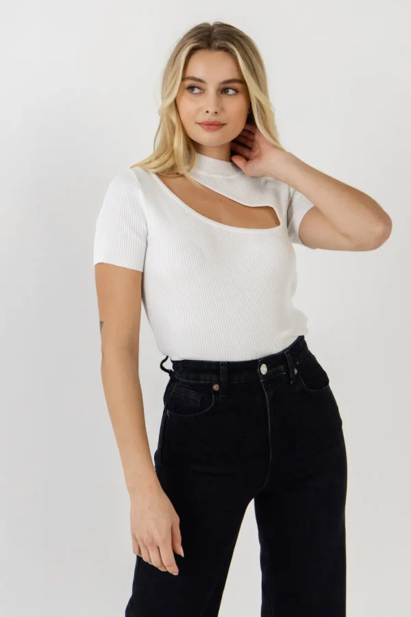 ENDLESS ROSE Sweaters & Knits | Tops*- Cut Out Knit Top