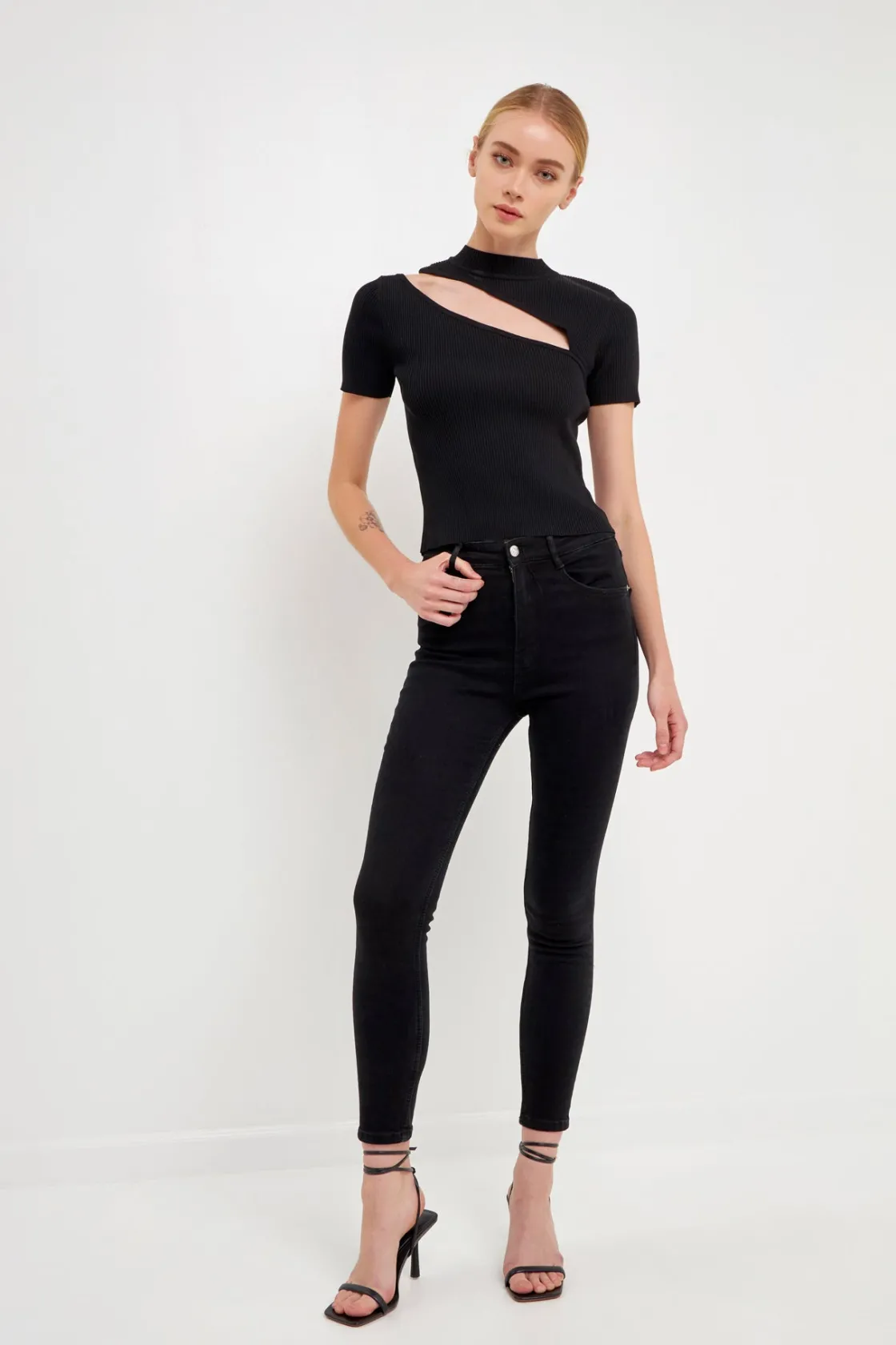endless_rose__cut_out_kni_4.webp ENDLESS ROSE Sweaters & Knits | Tops*- Cut Out Knit Top