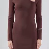 ENDLESS ROSE White Dresses | Bodycon Dresses*- Cut out Long Sleeve Mini Dress