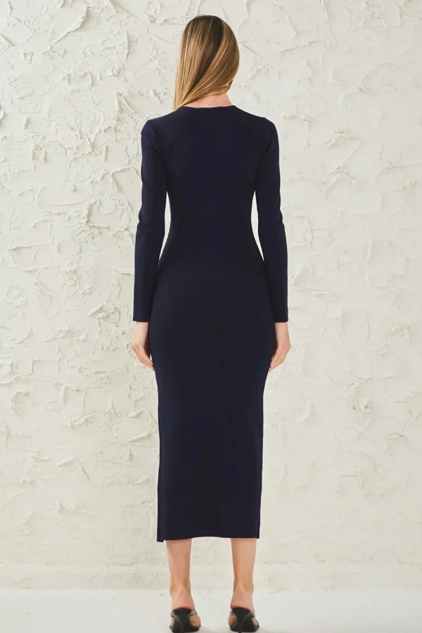 ENDLESS ROSE Bodycon Dresses | Sweaters & Knits*- Cut Out Long Sleeve Maxi Dress