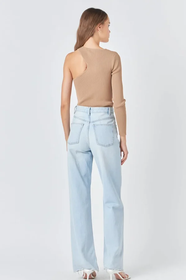 ENDLESS ROSE Sweaters & Knits | Tops*- Cut Out One Shoulder Knit Top