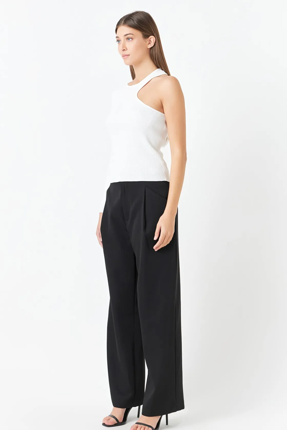 endless_rose__cut_out_one_6.webp ENDLESS ROSE Sweaters & Knits | Tops*- Cut Out One Shoulder Knit Top