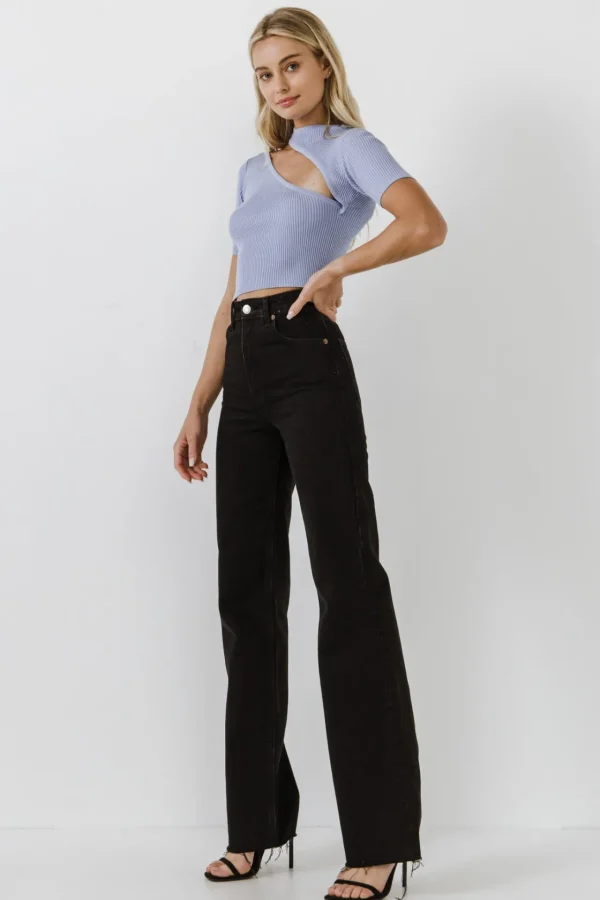 ENDLESS ROSE Sweaters & Knits | Tops*- Cut Out Sweater