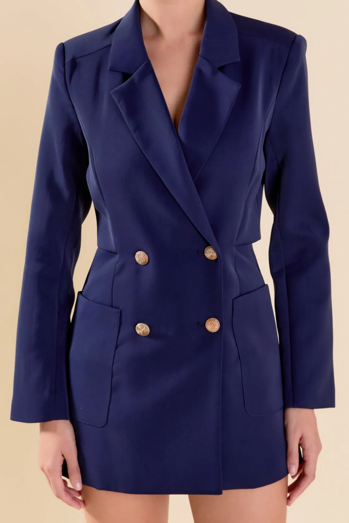 endless_rose__cutout_blaz_0.webp ENDLESS ROSE Blazers | Tops*- Cutout Blazer Romper