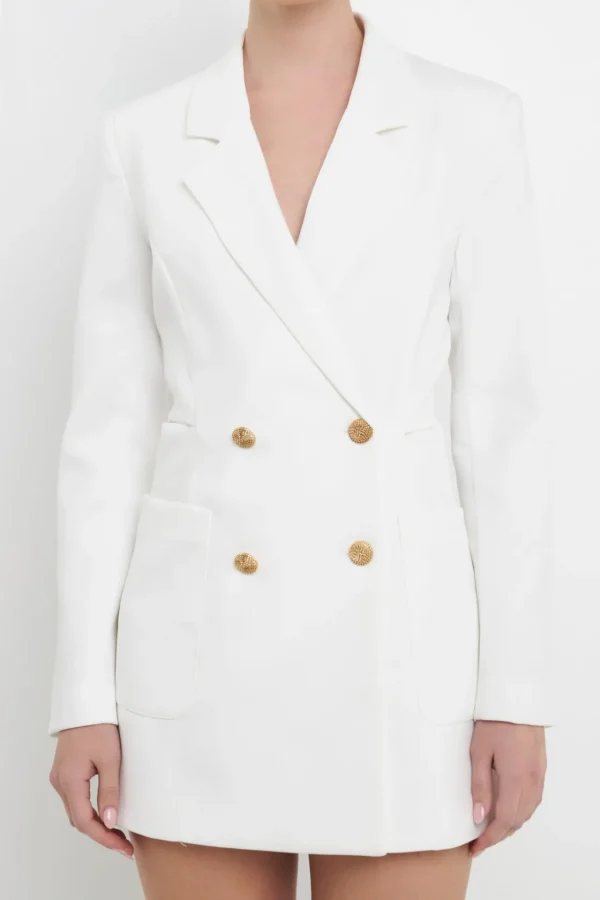 ENDLESS ROSE Blazers | Tops*- Cutout Blazer Romper