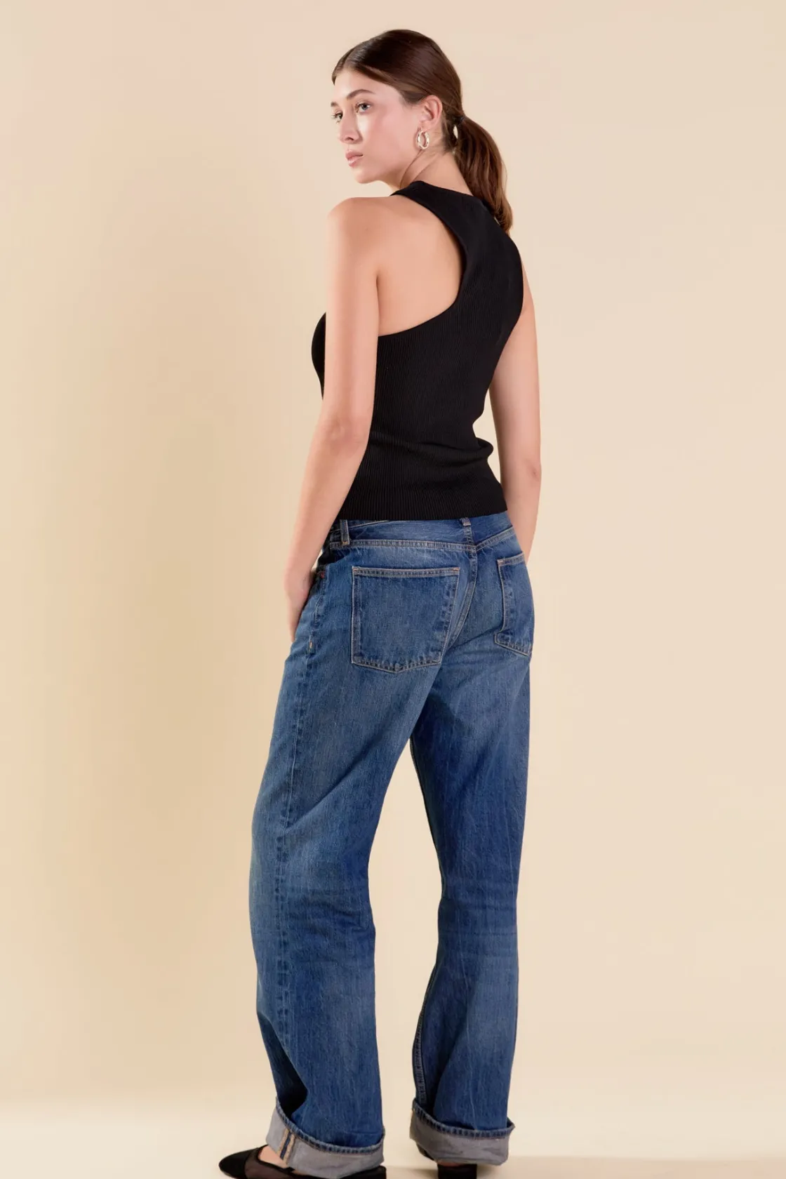 endless_rose__cutout_knit_2.webp ENDLESS ROSE Tops*- Cutout Knit Top