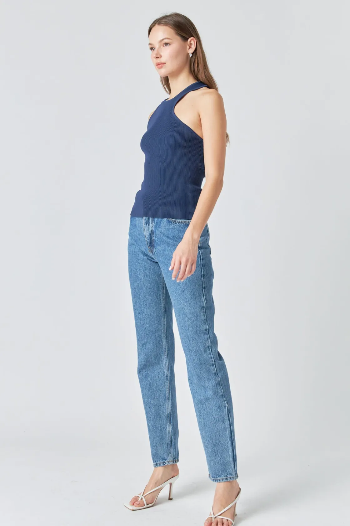 endless_rose__cutout_knit_6.webp ENDLESS ROSE Tops*- Cutout Knit Top